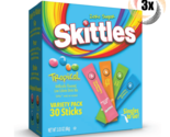 3x Packs Skittles Variety Tropical Drink Mix Singles | 30 Sticks Each | ... - $23.42