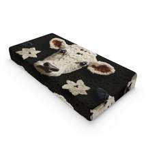 Crochet Cow Pattern Farm Animal Fabric Style - Baby Changing Pad Cover - $54.20