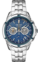 Seiko Coutura Blue Chronograph Men Watch SSB431 - £390.82 GBP