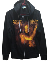 $50 Sebastian Bach Tour Heil 2014 Heavy Metal Black Rock Zip Concert Hoo... - $47.78