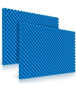 Ydhtdlhc 2 Pack Acoustic Foam Panels 24&quot; X 48&quot; X 2&quot; Egg Crate Foam Pad, ... - $815.71 MXN