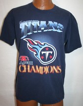 Vintage Tennessee Titans Afc Champions T-SHIRT L Nfl Football Y2K - £19.83 GBP