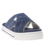 Converse Women&#39;s One Star Slip-On Sandals Shoes Navy/Egret/White Size 8 - $44.44 CAD