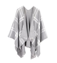 Women Winter Blanket Scarf Oversized Thick Warm Wrap Ladies Poncho 140x140 cm - £20.04 GBP