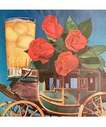 1952 Four Roses Blended Whiskey Wagon Advertisement Liquor Distillery HM2N - $550.85 MXN
