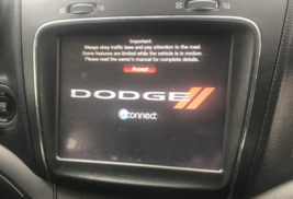 Dodge Journey 2011-2020 Oem 8.4” Touch Screen &amp; Bezel Uconnect 05064993AI - £309.77 GBP