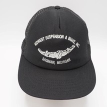 Malla Ajustable Camionero Granjero Gorra Midwest Suspensión &amp; Freno Michigan - £37.93 GBP