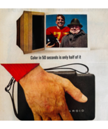 1963 Polaroid Color Pack Camera Advertisement Vintage Photography DWJJ17 - $34.26 CAD