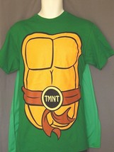 Teenage Mutant Ninja Turtles Cape T-shirt Mens XL Green New Costume Top TMNT - £13.30 GBP