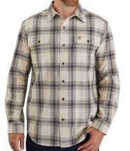 Carhartt Original Fit Flannel Shirt Long Sleeve Plaid Button Front Men&#39;s... - $24.49