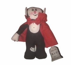 Russ Berrie 6” Count Dracula 1980’s Plush Doll Vintage - £8.45 GBP