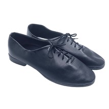 Freed of London Leather Dance Shoes Rubber Sole Jazz Junior Lace Up UK 4... - £31.72 GBP