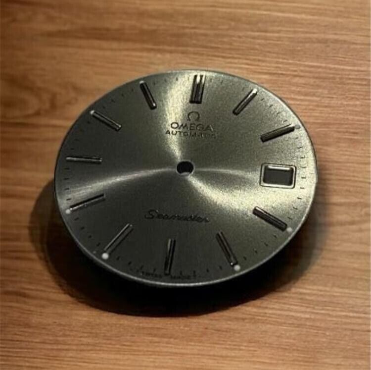 Primary image for Beautiful Dark Grey dial for omega seamaster gents watch,for cal 1010,1012,etc