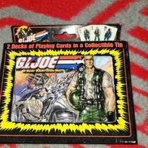 2002 GI Joe vs. Cobra ~  2 Decks Playing Cards In Collectible Tin New - £11.71 GBP