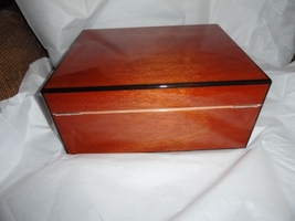 Elie Bleu Mahogany Humidor 100 count NIB image 5