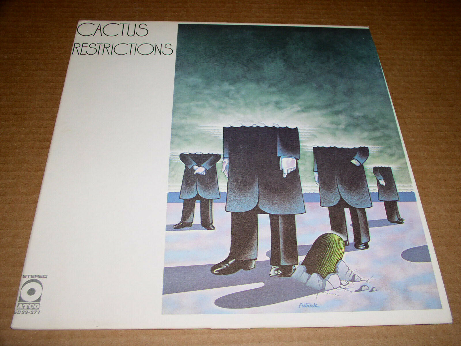 Cactus Restrictions Record Album Vinyl Vintage Atco Label - Vinyl Records