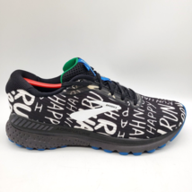 Brooks Adrenaline GTS 20 Men&#39;s Size 10 &quot;Run Happy&quot; Running Shoes Black/White - £34.75 GBP