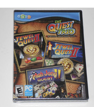 The Quest Trio Jewels Cards and Tiles PC Game CD-Rom Brand New - $8.08