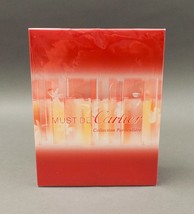 Must De Cartier Eau De Toilette Spray 1.6 oz + Gel Roll-On .16 oz Set New Sealed - £234.54 GBP