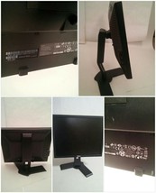 Dell LCD 19&quot; Flat Screen Monitor on Adjustable Stand Tilt Pivot Slide - £31.26 GBP