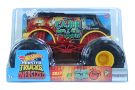 2022 Hot Wheels Monster Trucks Oversized Reinert&#39;s Cajun Crash 1/24 Scale - £16.40 GBP