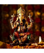 Lord Ganesha Idol Indian God Statue 7 x 10 cm Om Ganeshaya Namah ओम गणेश... - £39.51 GBP