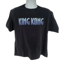 King Kong Vintage T-shirt Size L Single Stitch Black Delta Pro Weight - £19.37 GBP