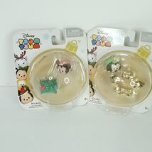 Disney Tsum Tsum Mickey Mouse Goofy Holiday Stackable Lot Of 2 NEW - $313.68 MXN