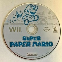 Super Paper Mario Nintendo Wii 2007 Video Game rpg puzzle platformer DISC ONLY - £13.52 GBP