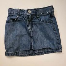 Gymboree Jean Skirt / Skort Girls Size 4 Dark Wash Denim Patch Pockets 2... - $9.31