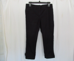 Talbots pants Perfect Crop Size 2P black - £12.97 GBP