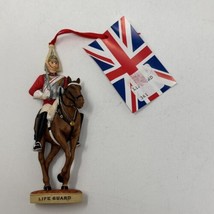 British Heritage Royal Life Guard On Horse 5&quot; Ornament VTG 2002 DMA with Tags - £13.90 GBP