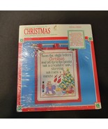 TWAS THE NIGHT BEFORE CHRISTMAS Wall Hanging Cross Stitch Kit NEW 9.5 x ... - £7.81 GBP
