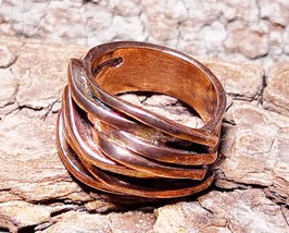 Strength, Health and Protection Amulet Ring, Copper Ring, Enchanted Ring... - £76.30 GBP