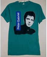 Peter Gabriel Concert Tour T Shirt Vintage 1986 CHED Single Stitched Siz... - $411.44 CAD