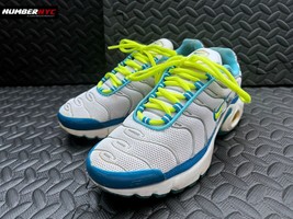 Nike Air Max Tn GS White Volt Blue 718071-174 Youth Size 6.5Y Run Active... - £38.83 GBP