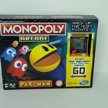 Monopoly Arcade Pac-Man Board Game Pass Go Play Arcade New Avoid the Ghosts - $49.49