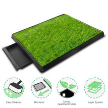 [Pack of 2] Dog Potty Training Artificial Grass Pad Pet Cat Toilet Trainer Ma... - £62.35 GBP