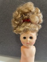 Beautiful 8&quot; Vogue Ginny Doll Vintage 1986 w hairdo  - $17.77