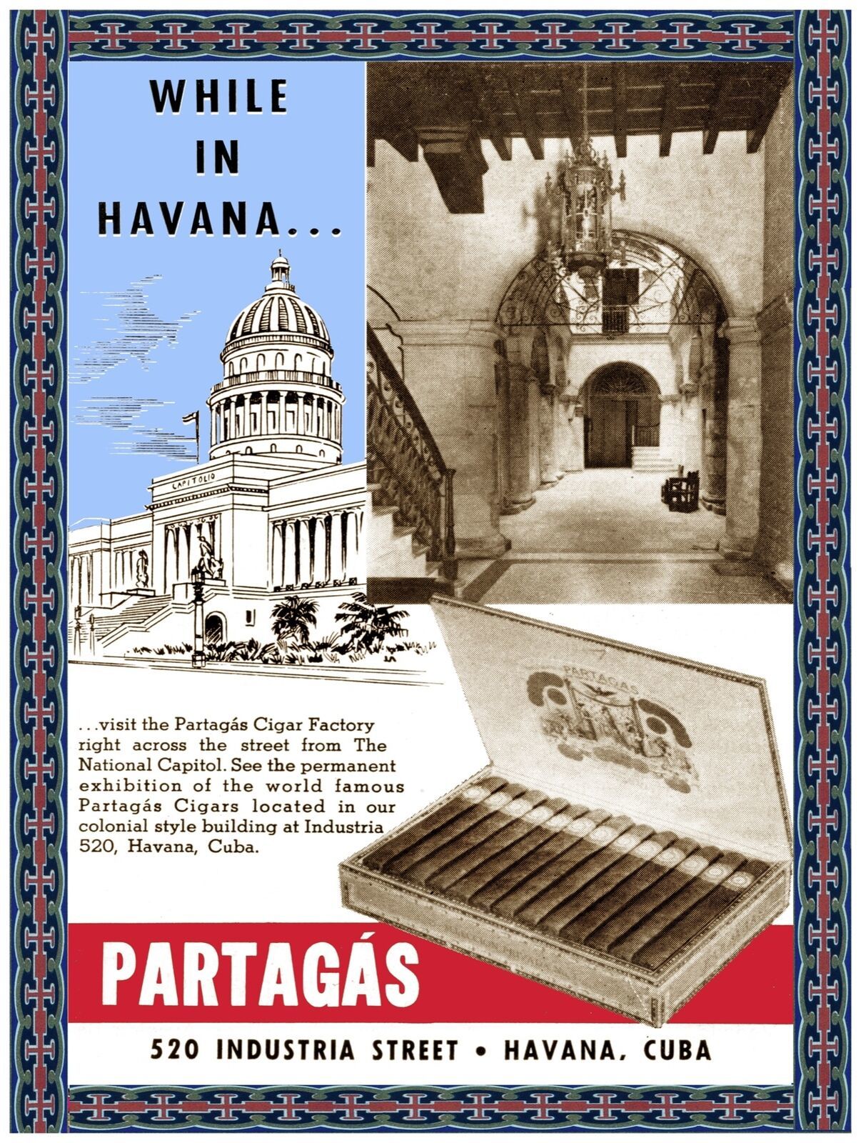 7999.Decoration Poster.Home Room wall interior design.Cuban cigar ad label