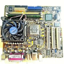 Asus P4GV-LA Motherboard + 2.8GHz Intel Celeron D SL7NW CPU+256MB Ram +H/S &amp; Fan - £76.87 GBP