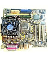 ASUS P4GV-LA MOTHERBOARD + 2.8GHz INTEL CELERON D SL7NW CPU+256MB RAM +H... - £80.32 GBP