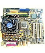 ASUS P4GV-LA MOTHERBOARD + 2.8GHz INTEL CELERON D SL7NW CPU+256MB RAM +H... - $102.84