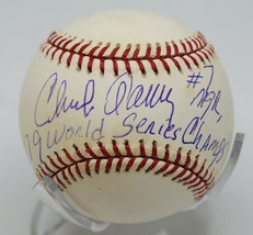 Chuck Tanner Autographed MLB Baseball Pittsburgh Pirates 1979 World Seri... - £39.51 GBP