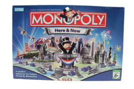 Monopoly Board Game Here &amp; Now Edition by Parker Brothers 2006 Complete - £11.19 GBP