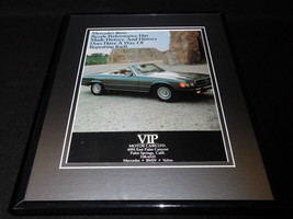 1983 Mercedes Benz / VIP Motors CA Framed 11x14 ORIGINAL Vintage Adverti... - £27.18 GBP