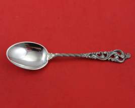 Dobbel Rokokko by Brodrene Lohne Norwegian Sterling Silver Teaspoon 5 3/4&quot; - £53.66 GBP