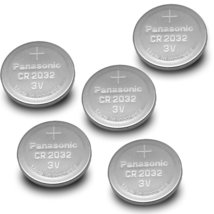 Panasonic CR2032-5PK CR2032 3V Lithium Coin Battery (Pack of 5) - £5.00 GBP