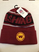 Washington Football Team Winter Beanie Team Headwear Embroidered Logo NFL - £20.18 GBP