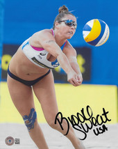 Brooke Sweat USA Beach Volleyball signed autographed 8x10 photo proof Be... - £62.27 GBP